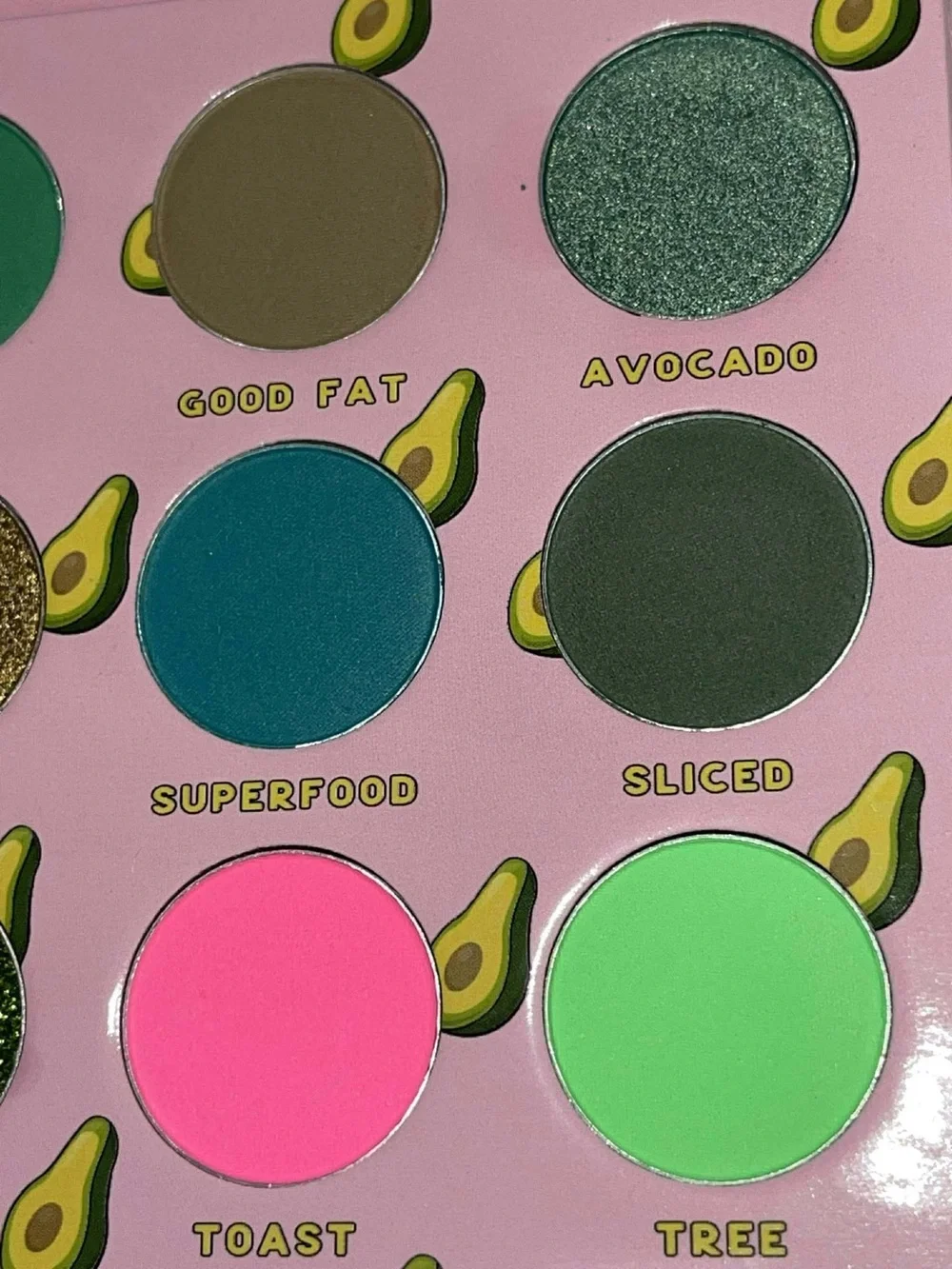 Peachy Queen Know Im Extra Avocado Eyeshadow Palette